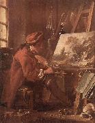 Francois Boucher Le Peintre dans son atelier oil painting artist
